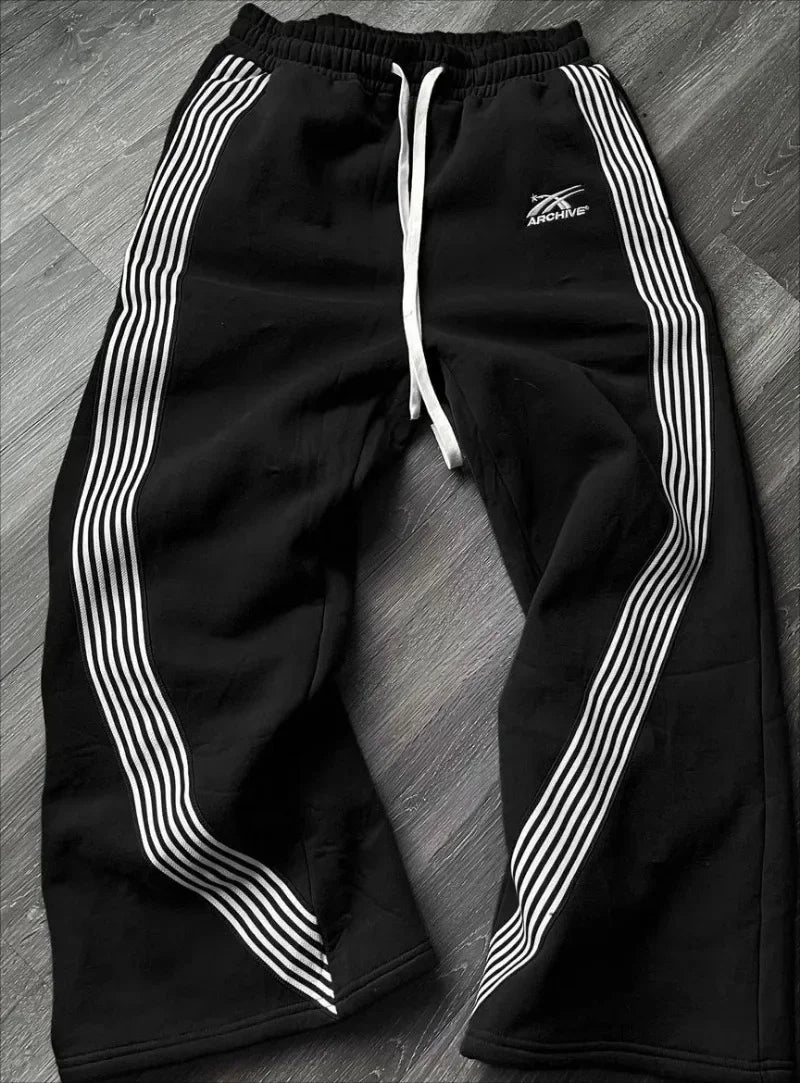 Baggy Stripes Tracksuit Pants