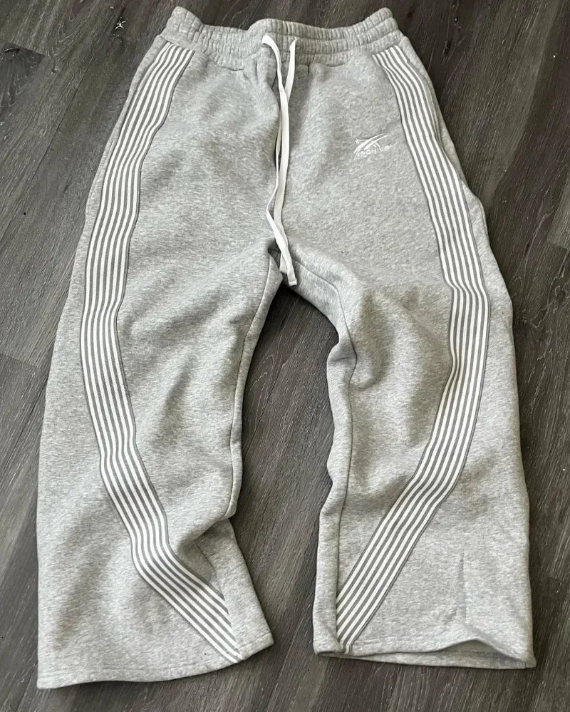Baggy Stripes Tracksuit Pants