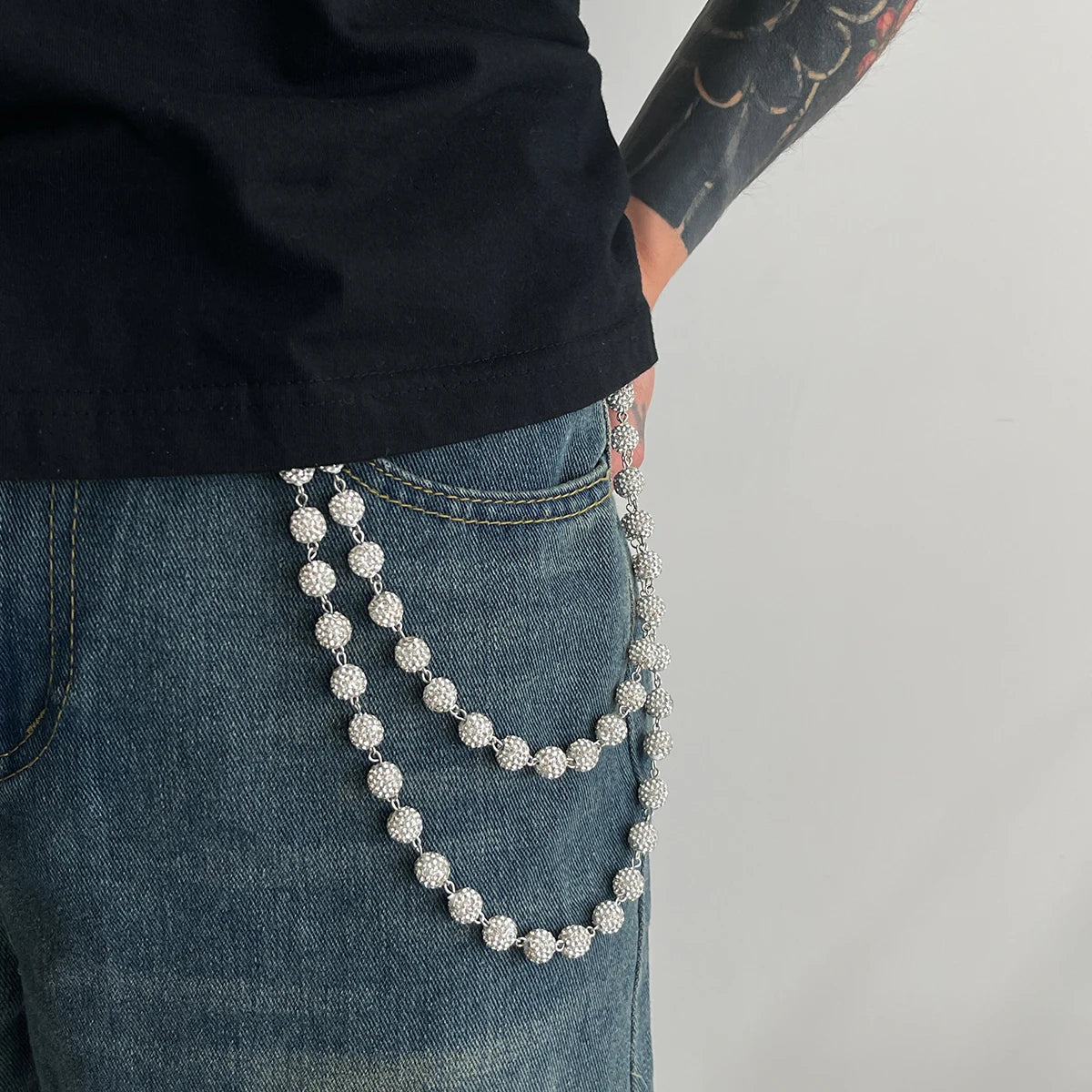 Rhinestone Keychain