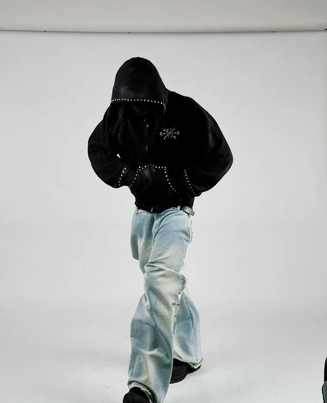 Stiched Zip Hoodie
