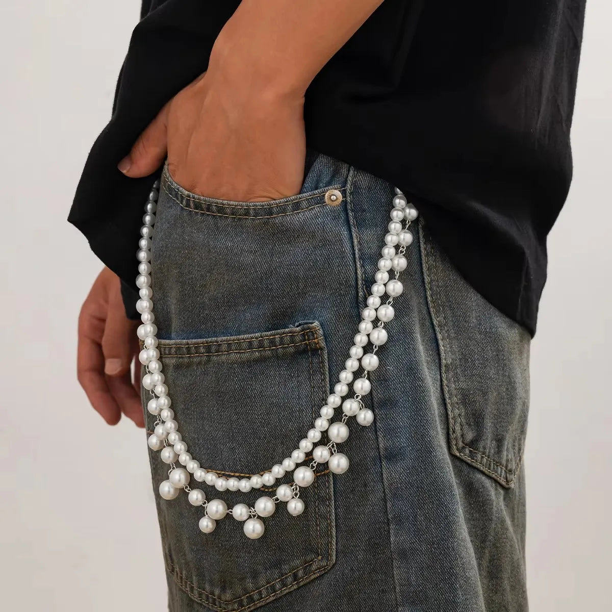 Pearl Jeans Pants Keychain