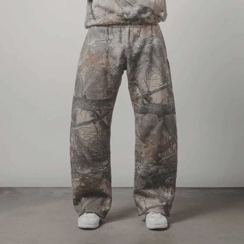 Camo Open Leg Jogger