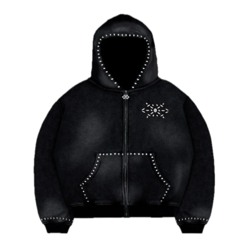 Stiched Zip Hoodie