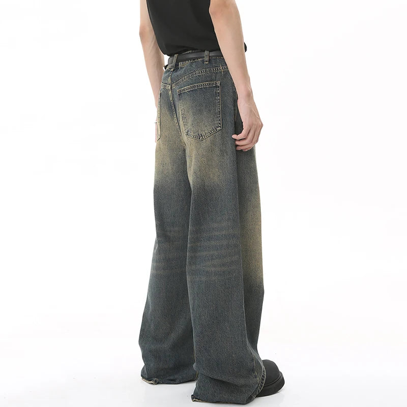 Dark Washed Baggy Jeans