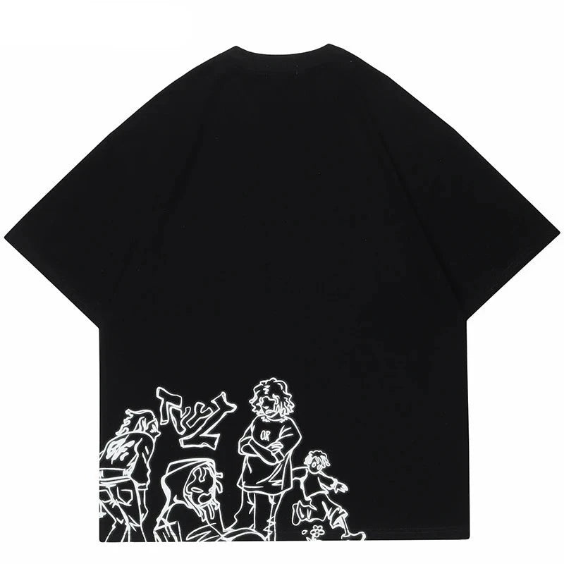 Cartoon Graphic T-Shirt